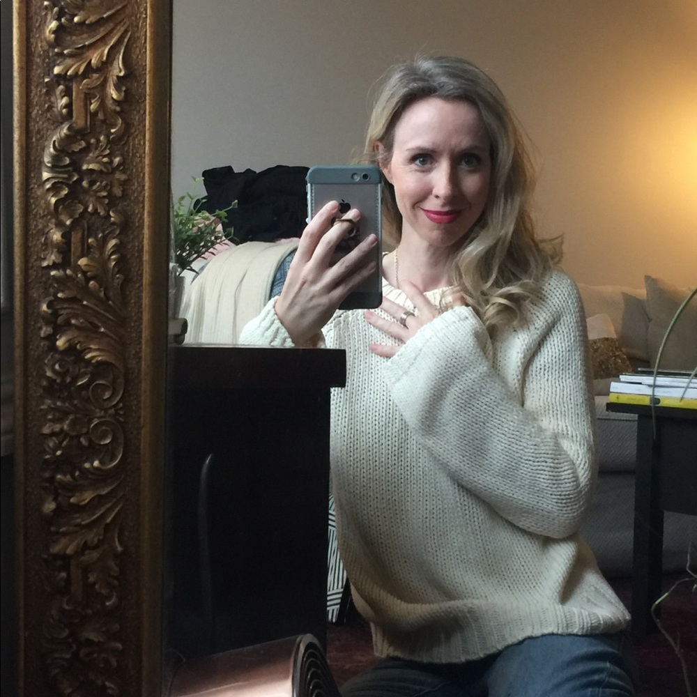 Classic cotton J Crew cotton crewneck sweater